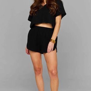 Teddy Black Two Piece Set